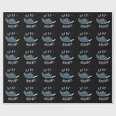 Hip Heup Hoo-ray Funny Sting Ray Pun Dark BG Cadeaupapier (Vlak)