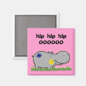 hip hip hipOOOOOO Magneet (Voorkant / Achterkant)