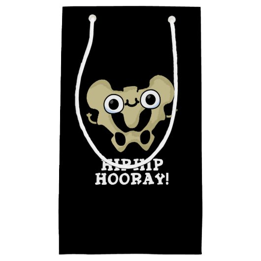 Hip Hip Hoera Grappige Anatomie Woordspeling Donke Klein Cadeauzakje (Voorkant)