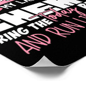 Hip Hip Hoera Laatste Chemo Viering Kanker Poster (Hoek)