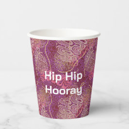 Hip Hip Hooray Abstract Art Papieren Bekers