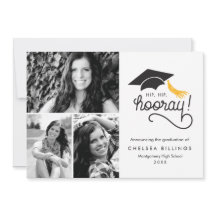 Hip Hip Hooray Afstuderen aankondiging