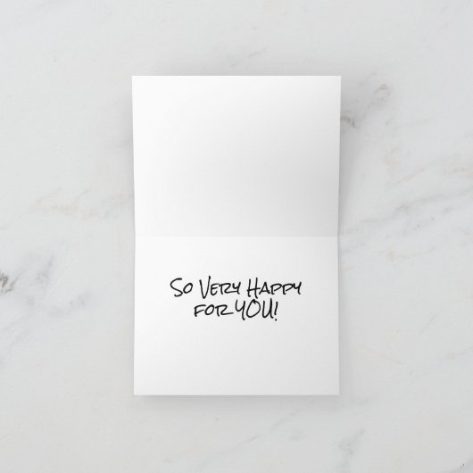 HIP HIP HOORAY BLIJ VOOR JOU KAART (Binnen)