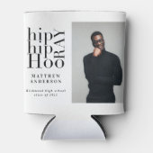 Hip hip hooray fotograduatie party blikjeskoeler (Voorkant)