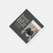 Hip hip hooray fotograduatie party servet (Hoek)