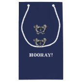 Hip Hip Hooray Funny Anatomy Gift Klein Cadeauzakje (Achterkant)