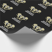 Hip Hip Hooray Funny Anatomy Pun Dark BG Cadeaupapier (Hoek)