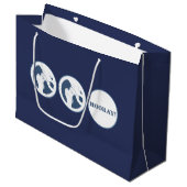 Hip hip hooray gift large cadeautasje (Voorkant Gekanteld)