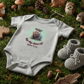 "Hip-Hip-Hooray!" Nijlpaard Persoonlijke Baby Ones Romper
