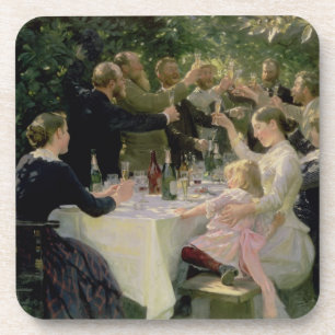 Hip Hip Hurrah. Kunstpartij te Skagen, 1888 Bier Onderzetter