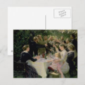 Hip Hip Hurrah. Kunstpartij te Skagen, 1888 Briefkaart (Voorkant / Achterkant)