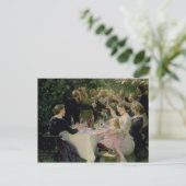 Hip Hip Hurrah. Kunstpartij te Skagen, 1888 Briefkaart (Staand voorkant)