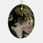 Hip Hip Hurrah. Kunstpartij te Skagen, 1888 Keramisch Ornament (Rechts)