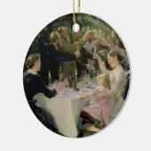 Hip Hip Hurrah. Kunstpartij te Skagen, 1888 Keramisch Ornament (Links)