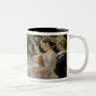 Hip Hip Hurrah. Kunstpartij te Skagen, 1888 Tweekleurige Koffiemok