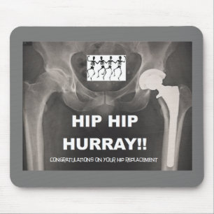 Hip Hip Hurray - Contratten op heupchirurgie Muismat