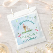 Hip Hippo Hoera verjaardagsfeestje Bedankzakje (Geknipt)