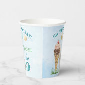 Hip Hippo Hoera verjaardagsfeestje Papieren Bekers (Rechts)