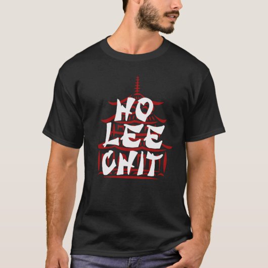 Hip Ho Lee chit, Grappig T-shirt Design Grafisch T (Voorkant)
