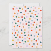 Hip Hoera Jongen Meisje Verjaardagsfeestje Rainbow Kaart (Achterkant)