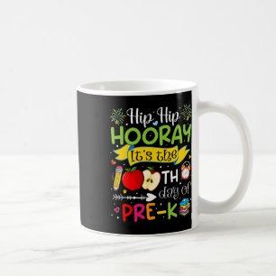 Hip Hooray Het is de 100ste dag van Pre-K Teacher  Koffiemok