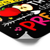 Hip Hooray Het is de 100ste dag van Pre-K Teacher Poster (Hoek)