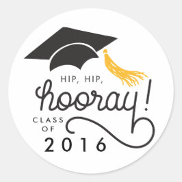 Hip Hooray Klasse van 202020 Afstuderen Sticker