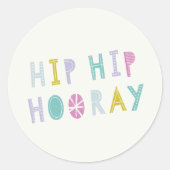 Hip Hooray Sticker - Limoen (Voorkant)