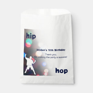 Hip Hop 12e verjaardagsfeestje Bedankzakje