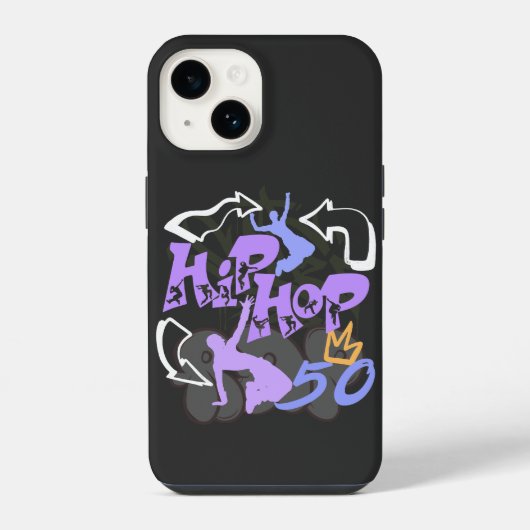Hip Hop 50.b iPhone Hoesje (Achterkant)