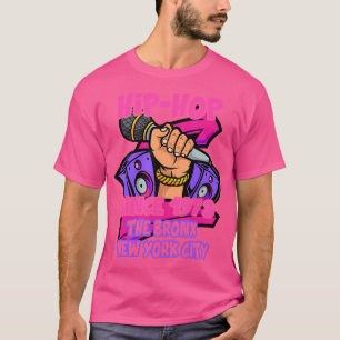 Hip-hop 50 jaar oud sinds 1973 The Bronx New York T-shirt