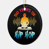 Hip Hop 50e Jubileum 50 Jaar DJ Platenspeler 197 Keramisch Ornament (Links)