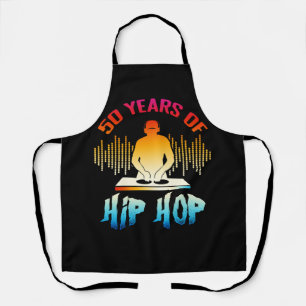 Hip Hop 50e Jubileum 50 Jaar DJ Platenspeler 197 Schort