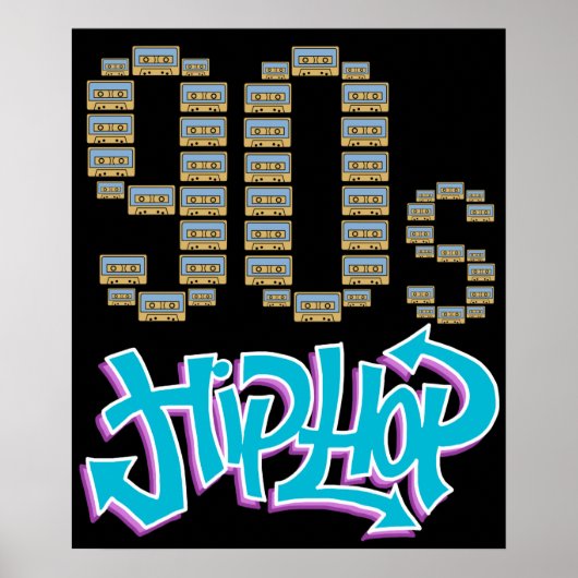 Hip Hop 90s Classic Hip Hop Poster (Voorkant)