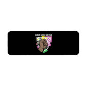 Hip Hop African American Black Pride First 1990 Etiket (Voorkant)