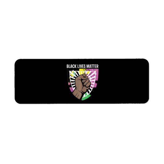 Hip Hop African American Black Pride First 1990 Etiket (Voorkant)