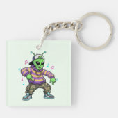 Hip Hop Alien Sleutelhanger (Achterkant)