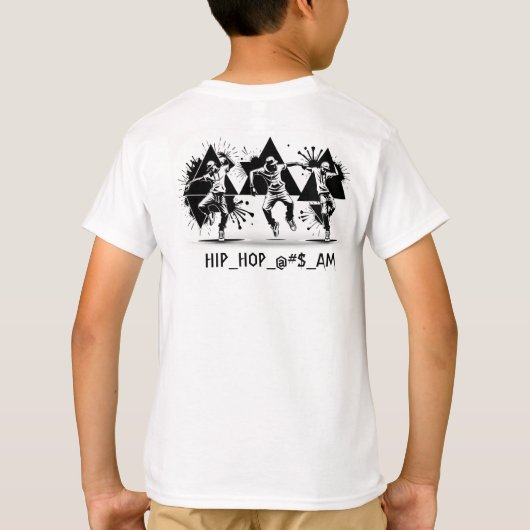 HIP_HOP_AM T-shirt (Achterkant)