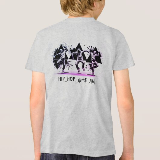 HIP_HOP_AM T-shirt (Achterkant)