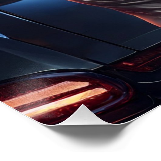 Hip Hop - American Rap Star - Perfect Poster (Hoek)