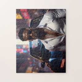 Hip Hop - Amerikaanse Rap Ster -  Legpuzzel