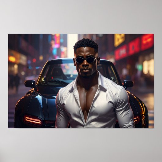 Hip Hop - Amerikaanse Rap Ster - Poster (Voorkant)