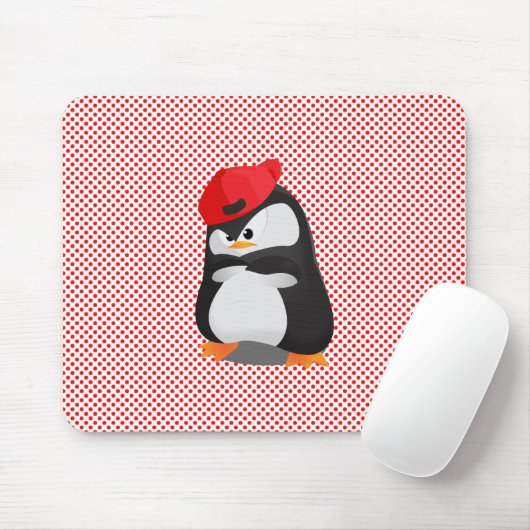 Hip Hop Angry Penguin Muismat (Met muis)