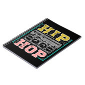 Hip Hop Artists Cassettes Old School Rap Notitieboek (Linkerzijde)