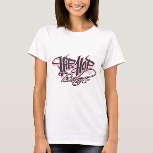 Hip Hop Babe® T-shirt (Voorkant)