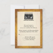Hip Hop Bar Mitzvah RSVP Reply Card (Voorkant)