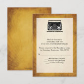 Hip Hop Bar Mitzvah RSVP Reply Card (Voorkant / Achterkant)