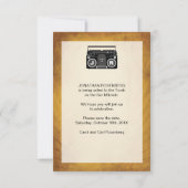 Hip Hop Bar Mitzvah sparen de Datum Save The Date (Achterkant)