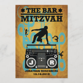 Hip Hop Bar Mitzvah Uitnodiging