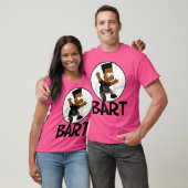 Hip Hop Bart Baseball T-shirt (Unisex)